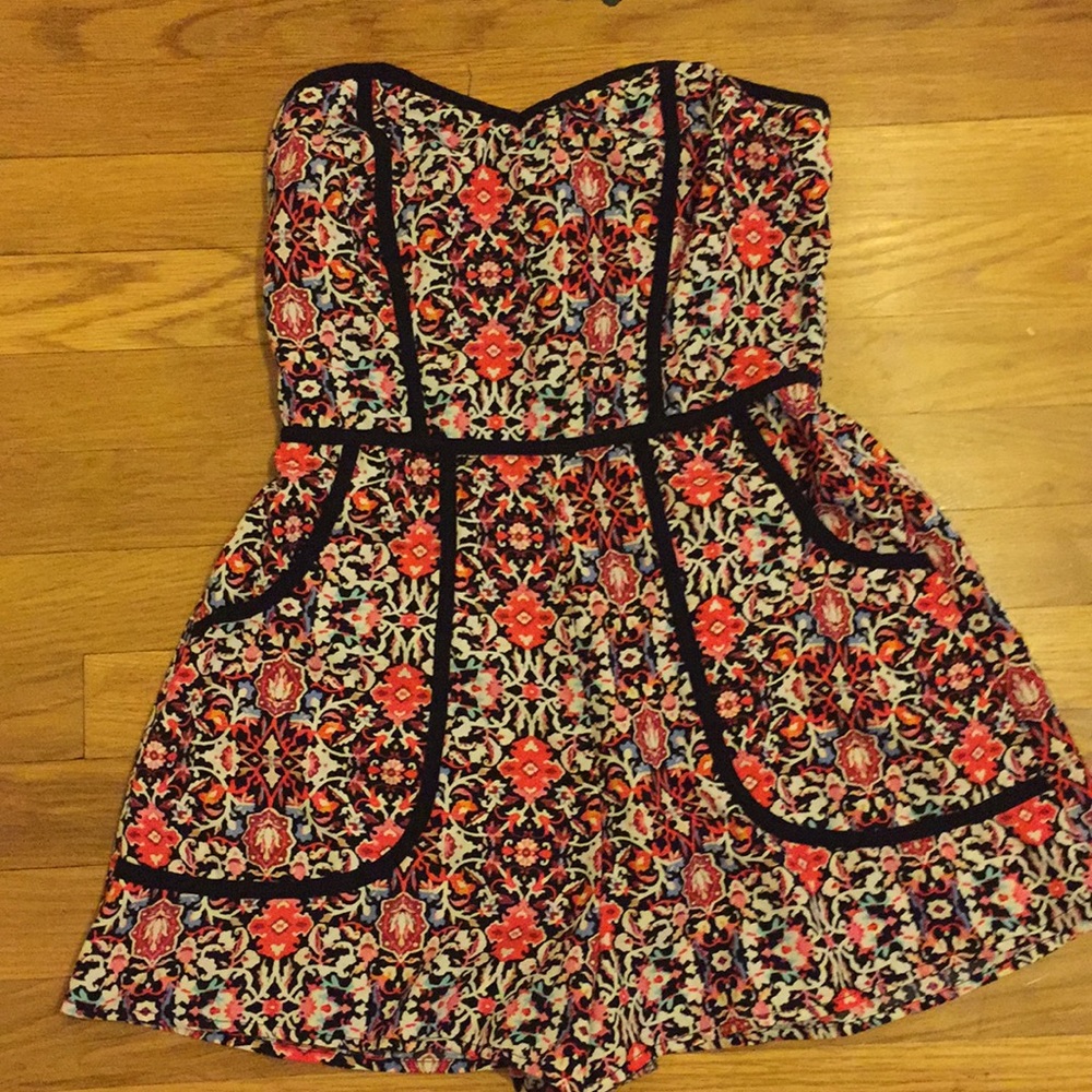 Printed romper